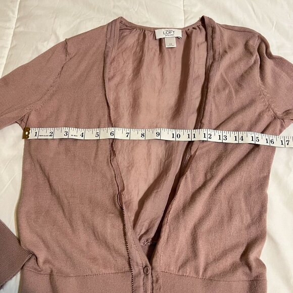 Loft long sleeves cardigan, dust pink, size XS(SALE) - Picture 7 of 13